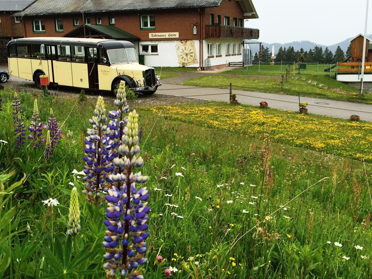 Berggasthof-Pension Todtnauer Hutte フェルトベルク エクステリア 写真